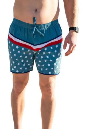 Men's Swim Trunks In Blue