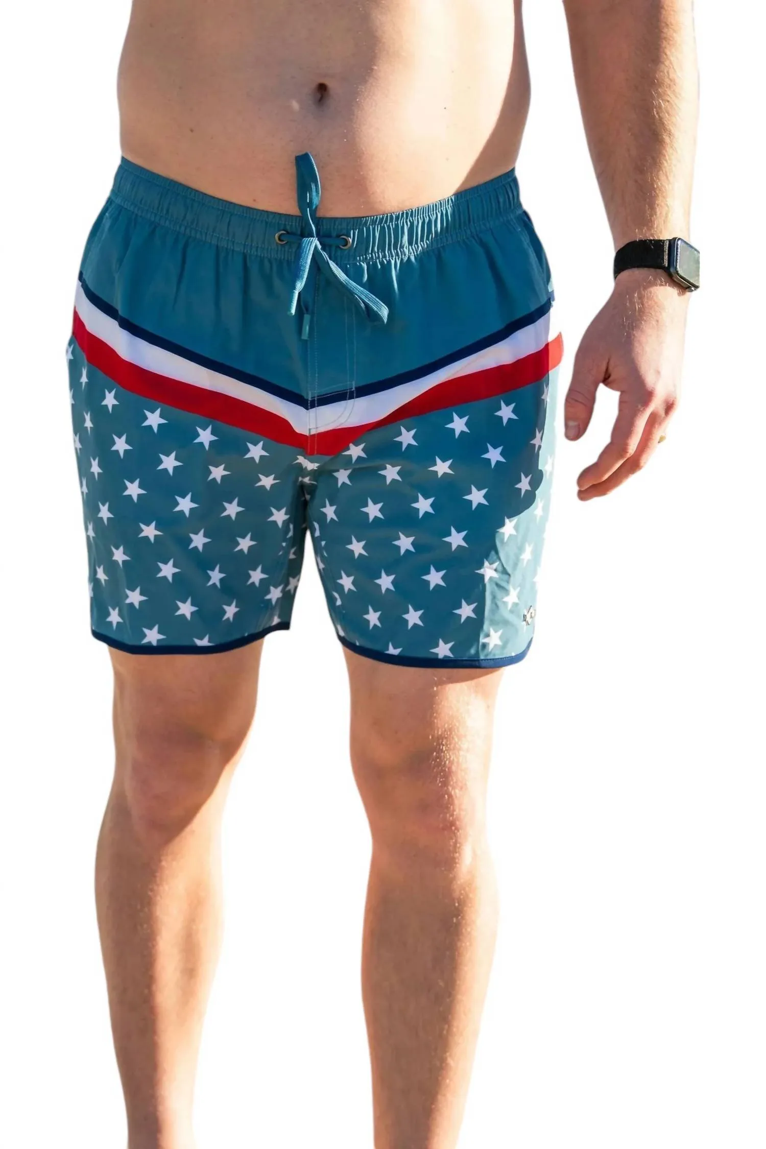 Men's Swim Trunks In Blue