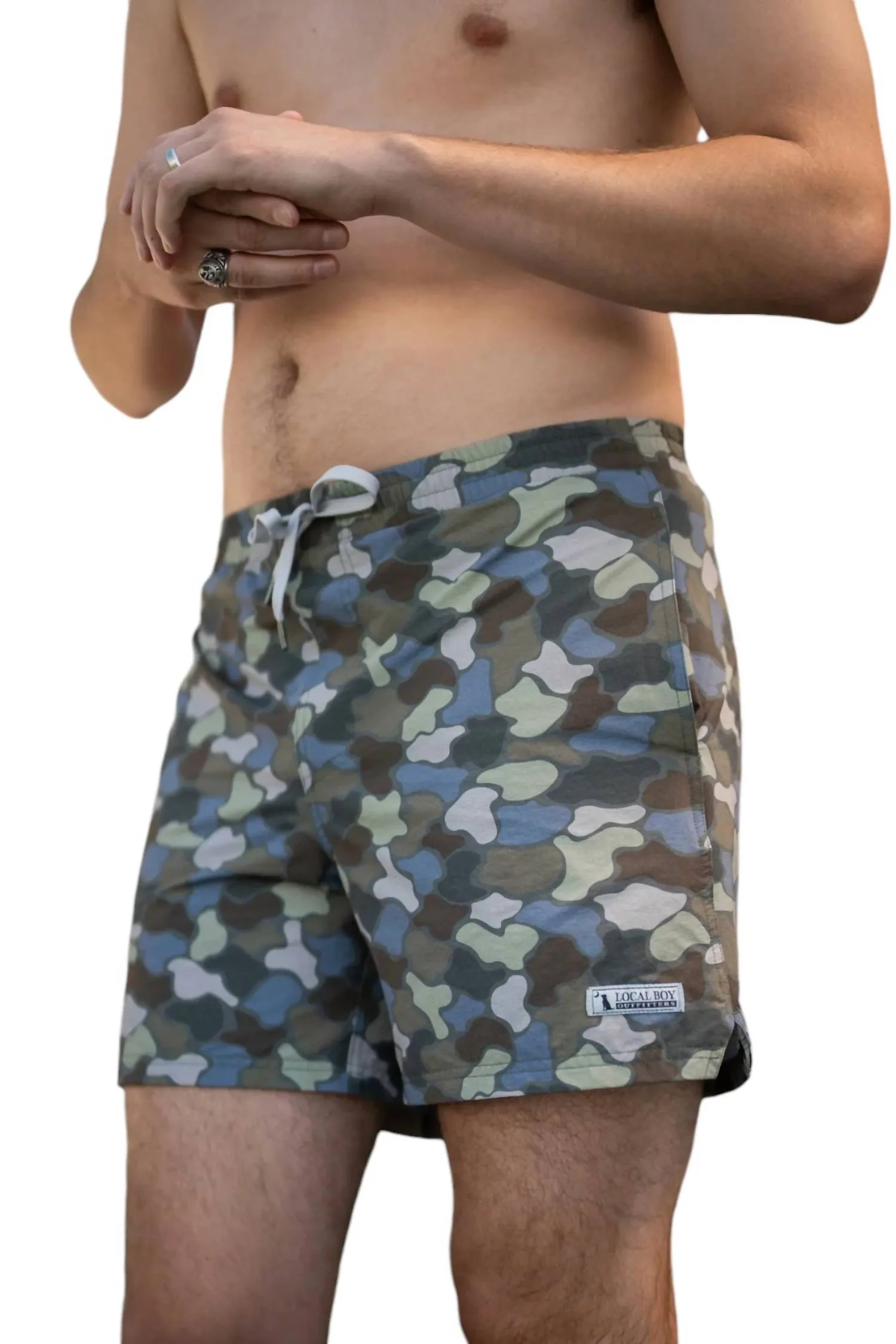 Men's Swim Trunks In Mountain Camo