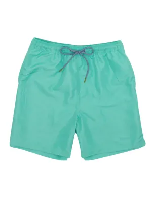 Men's Swim Trunks In Soft Green