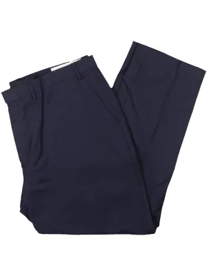 Mens Wool Blend Wool Trouser Pants