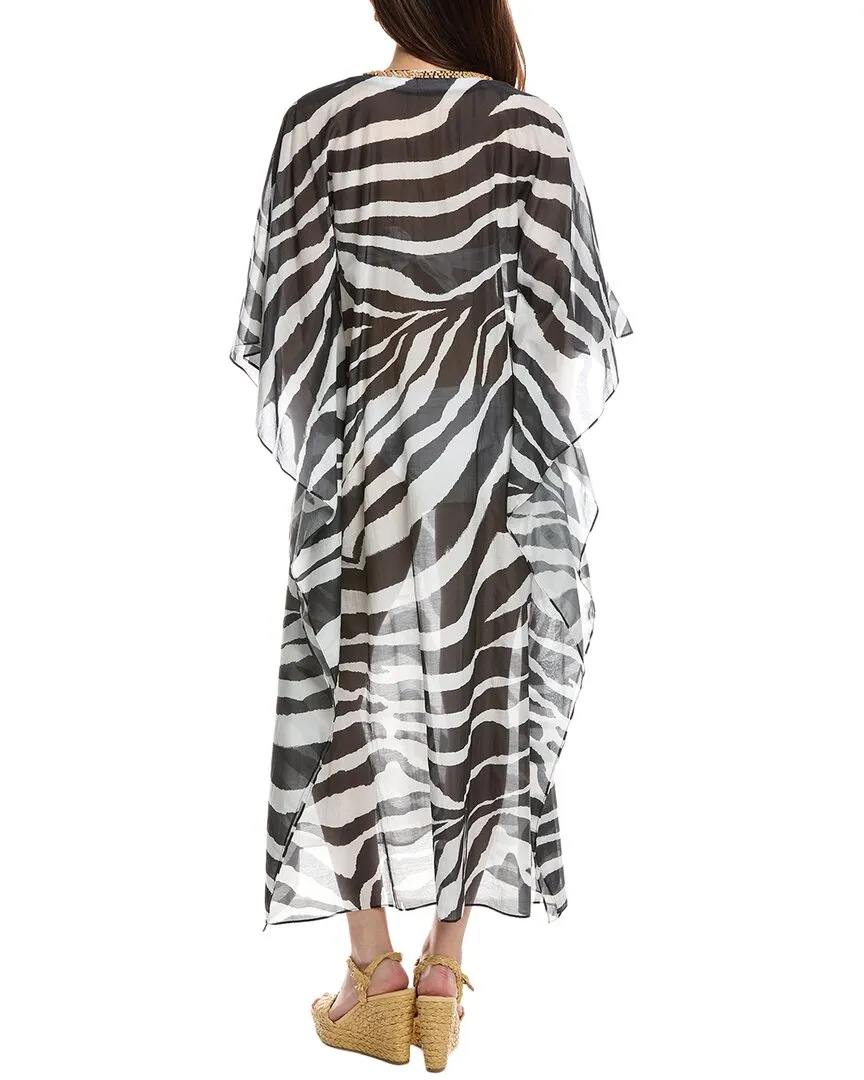 Natori Silk-Blend Caftan