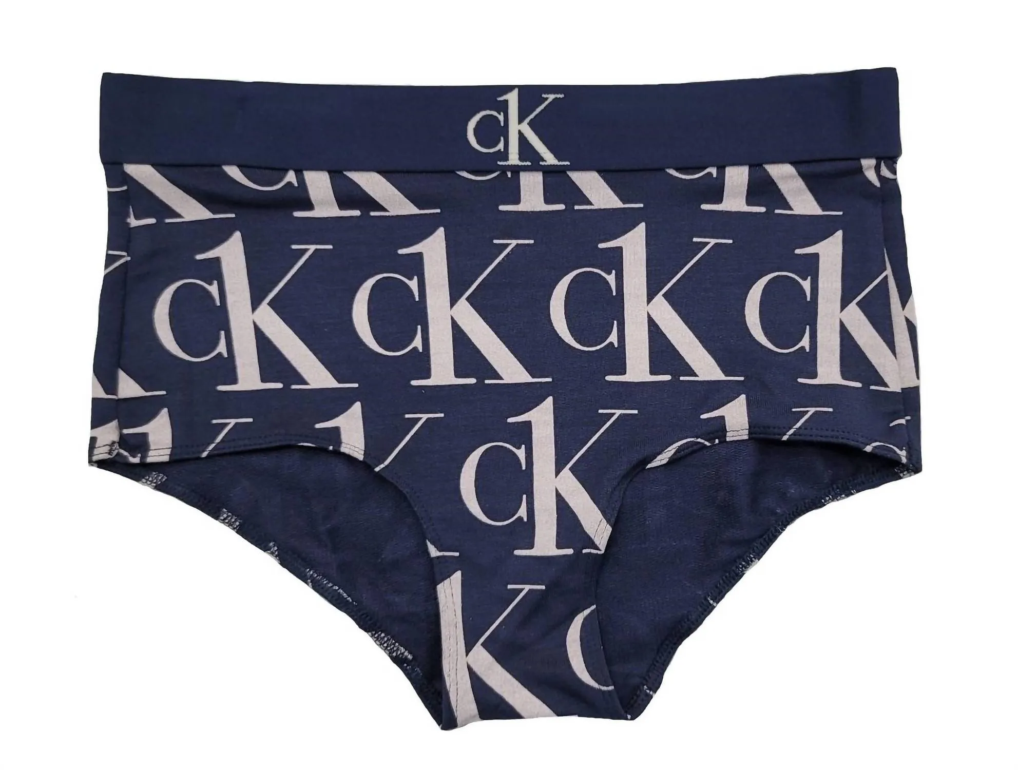 One Plush 8.25 High-Waist Hipster In Print/blue Shadow