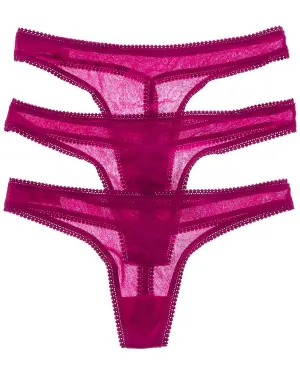 OnGossamer Set of 3 Hip G-String