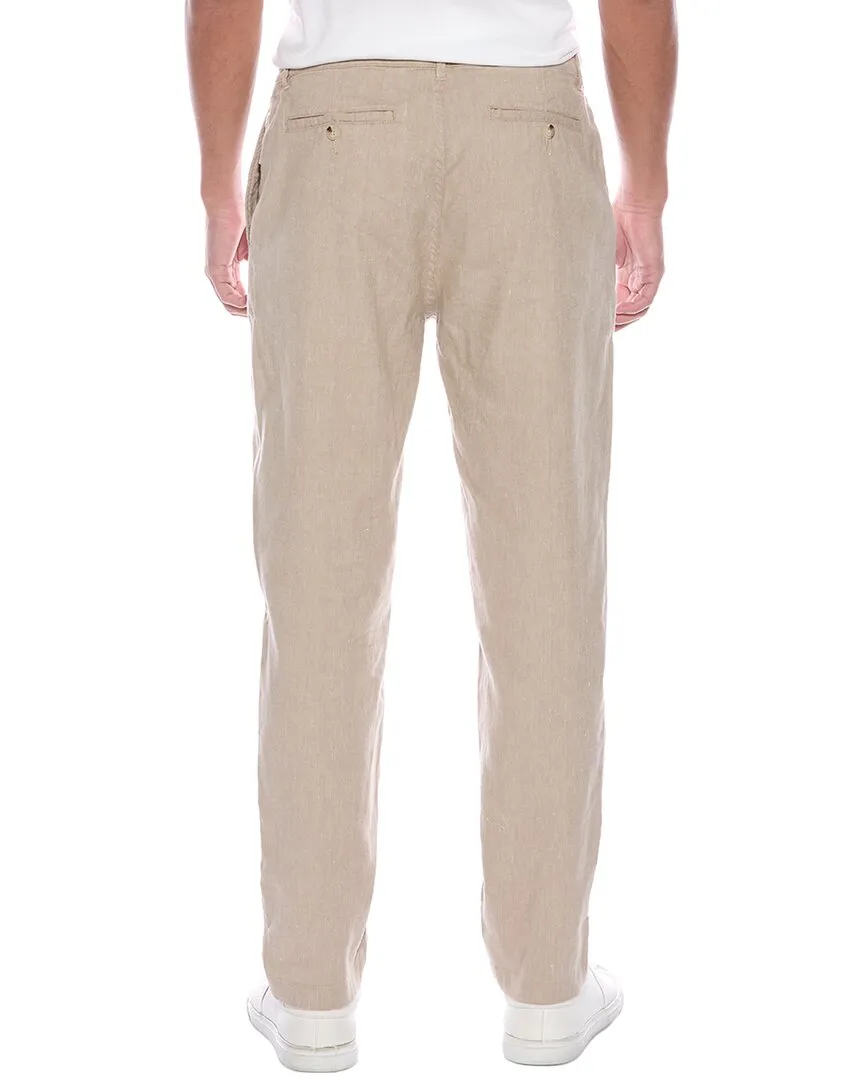 Onia Stretch Canvas Traveler Linen-Blend Pant