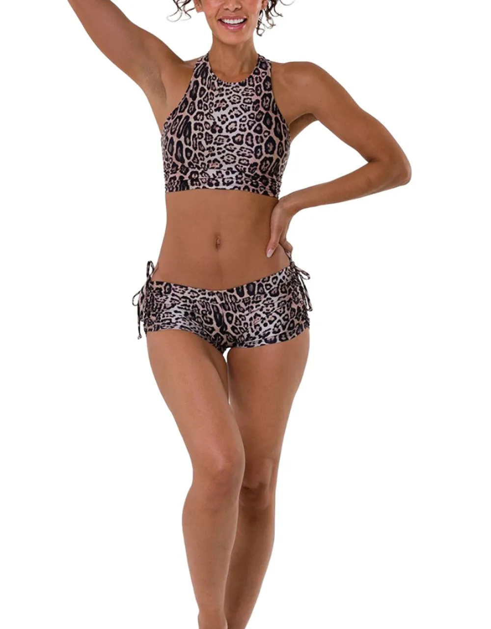 Onzie Peek-a-boo Racer Yoga Crop Top 3024