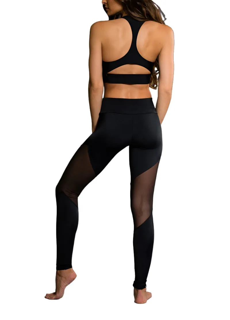 Onzie Peek-a-boo Racer Yoga Crop Top 3024