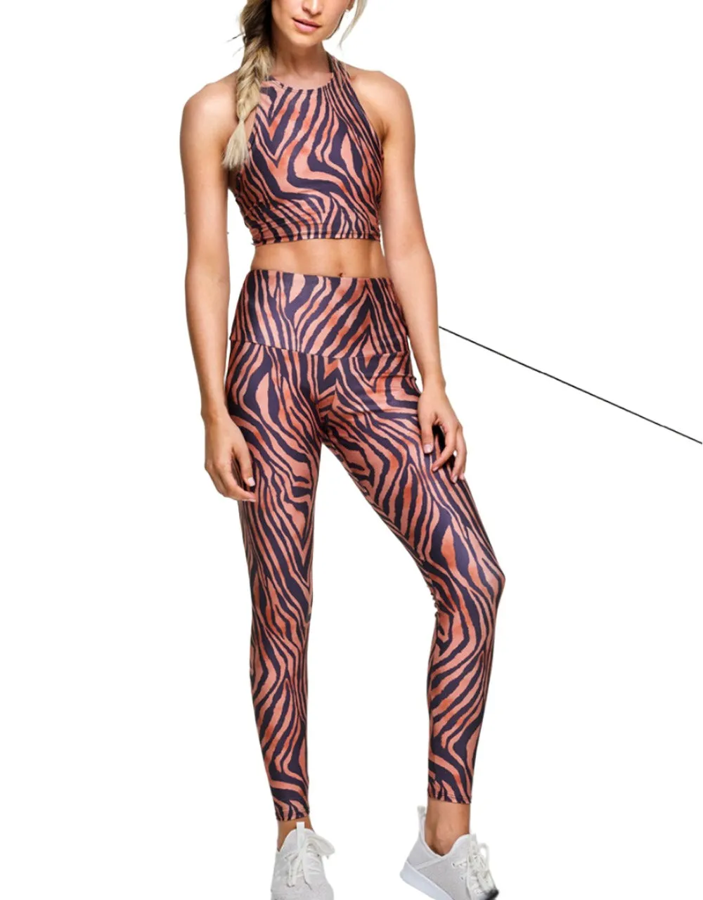 Onzie Peek-a-boo Racer Yoga Crop Top 3024