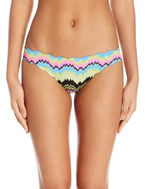 Pilyq Women Clara Reversible To Black Seamless Full Bikini Bottom Swimsuit Multi