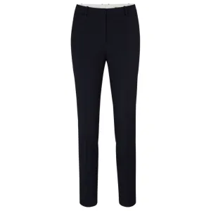 Regular-fit cropped trousers in wool