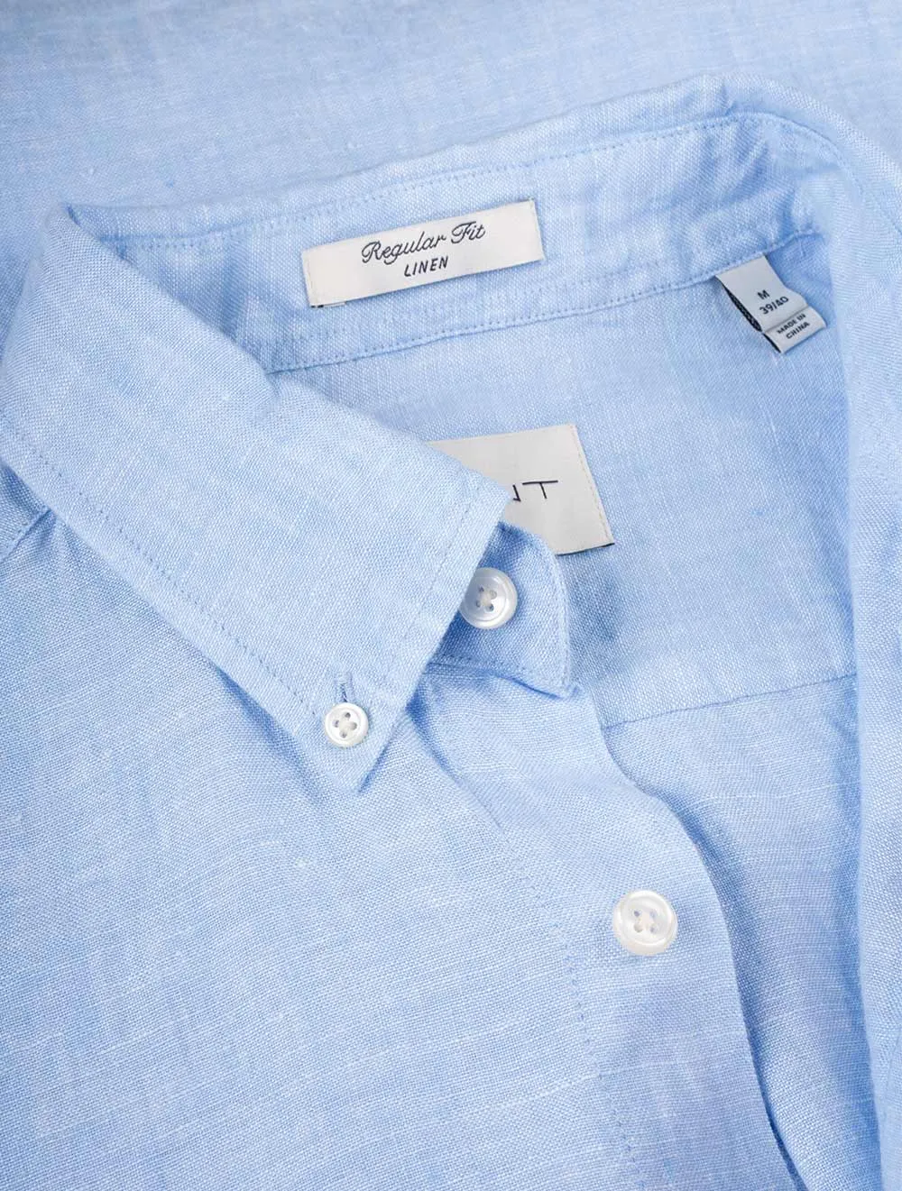 Regular Linen Shirt Capri Blue