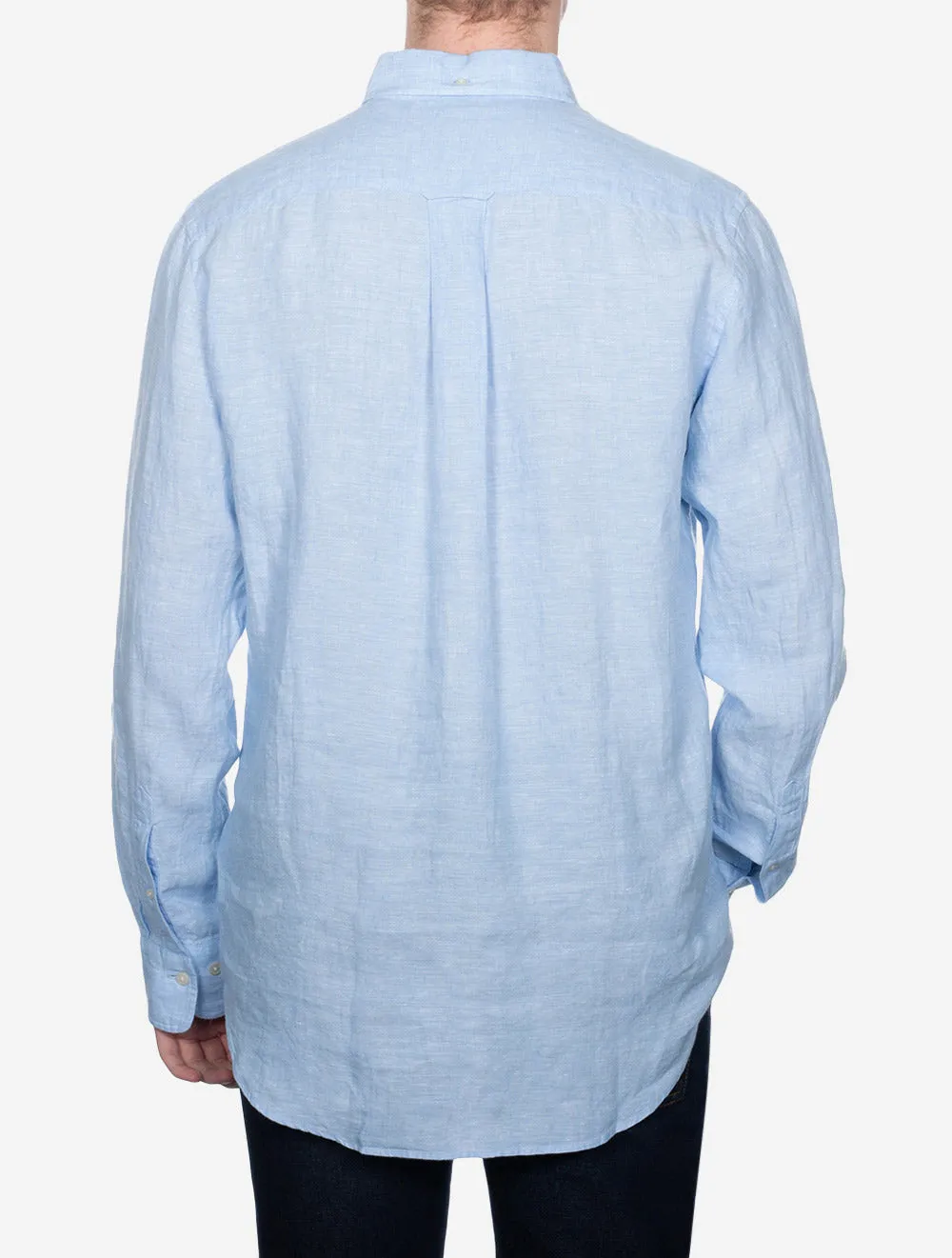 Regular Linen Shirt Capri Blue