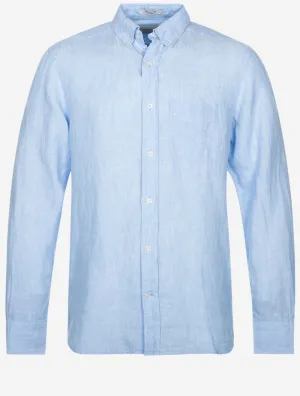 Regular Linen Shirt Capri Blue