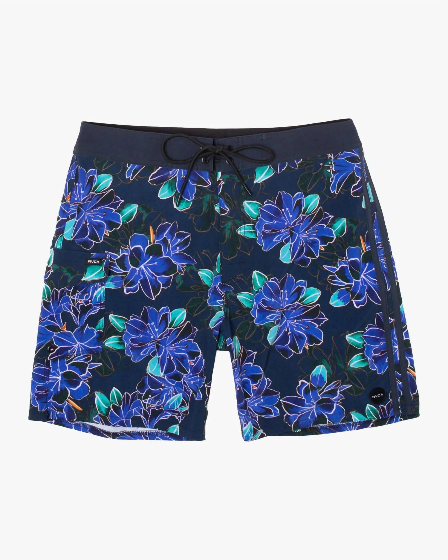 Restless Boardshort 17" In Midnight Black