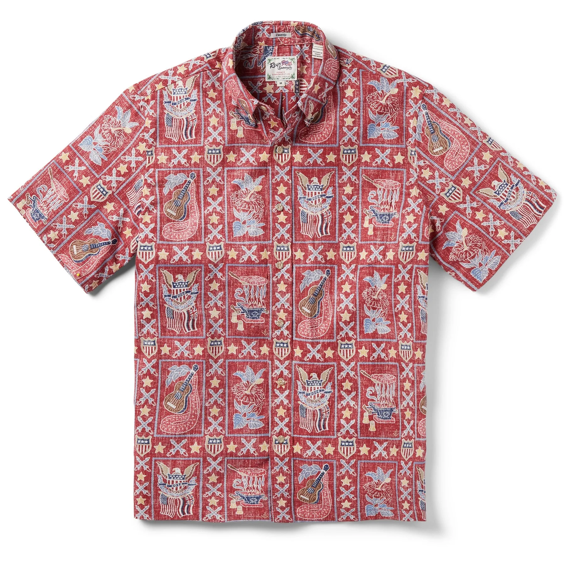 Reyn Spooner 2024 Summer Commemorative Button Front Camp Shirt