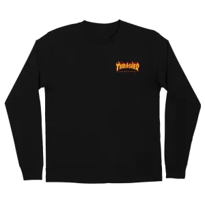 SANTA CRUZ - L/S T SHIRT THRASHER FLAME DOT