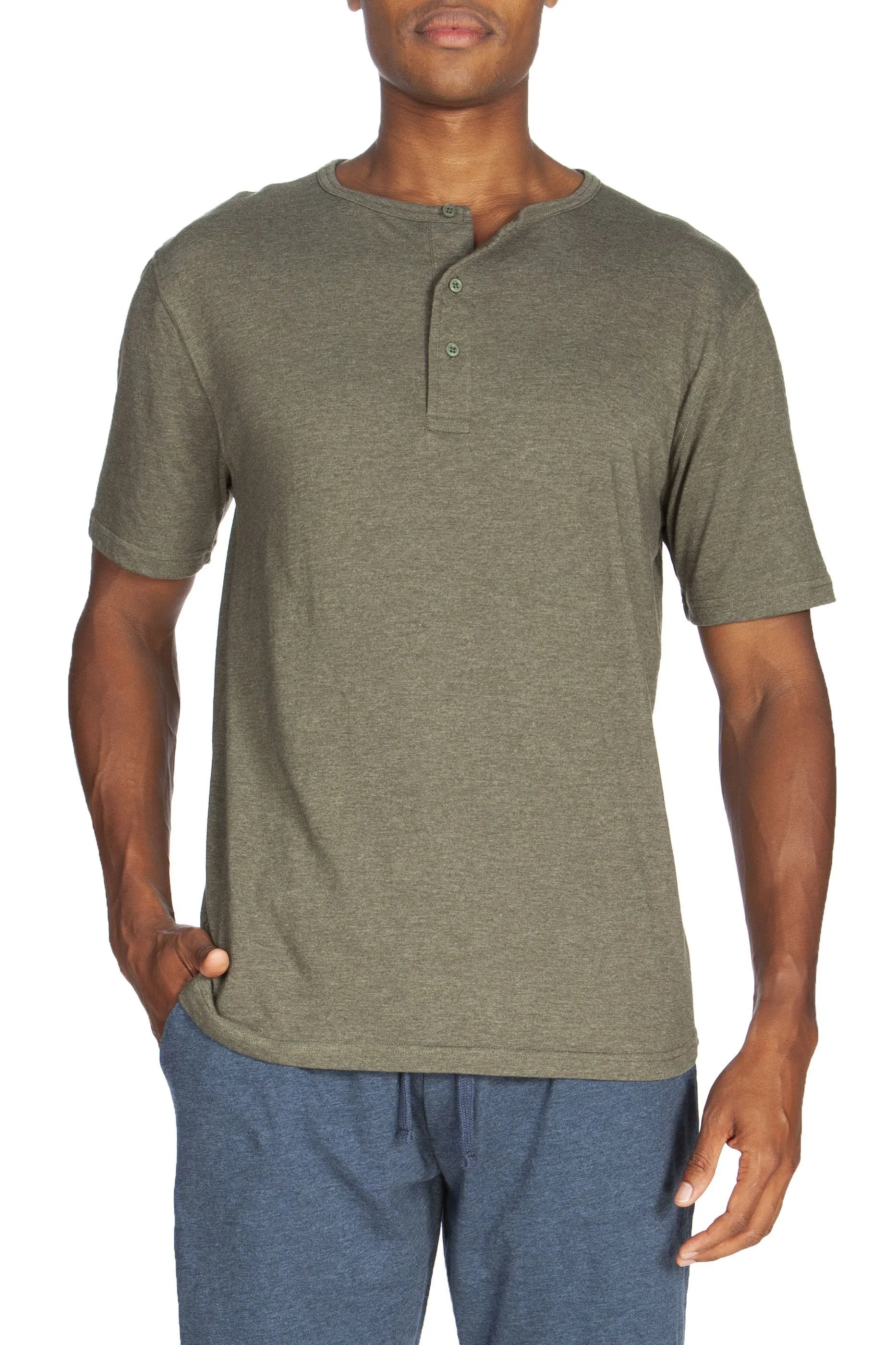 Short Sleeve Henley