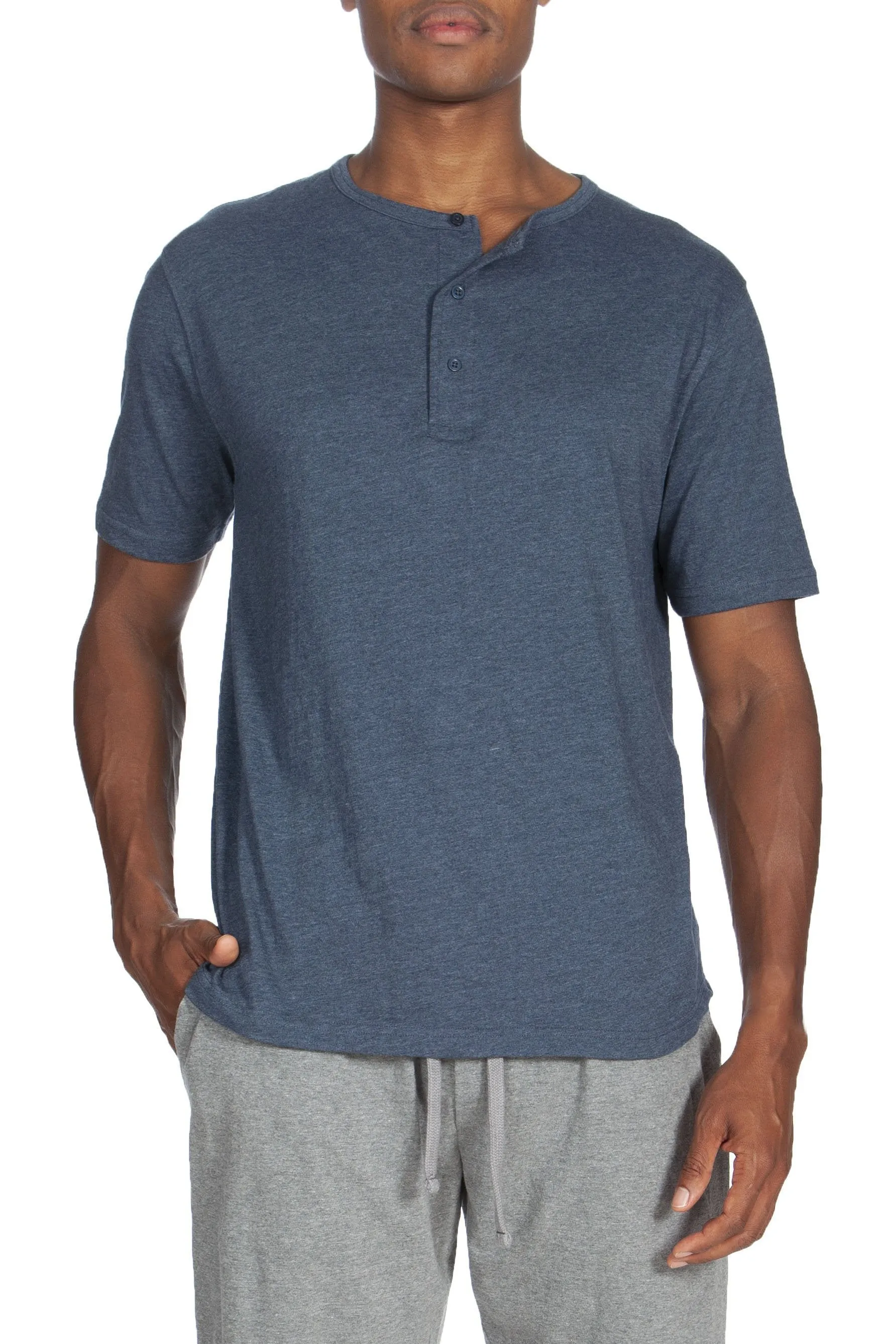 Short Sleeve Henley