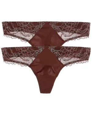 Skarlett Blue 2pk Minx Thong