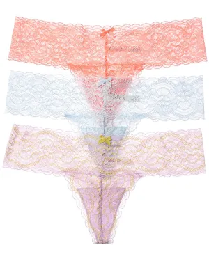 Skarlett Blue 3pk Obsessed Thong