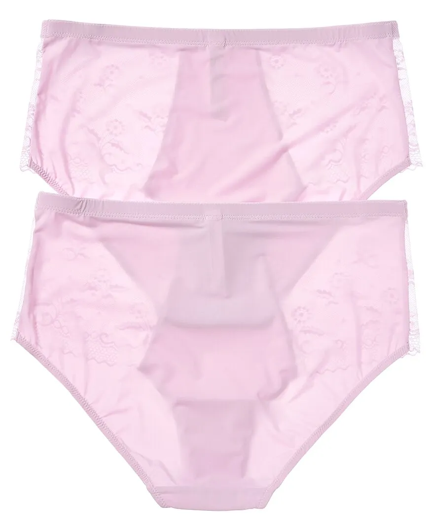 Skarlett Blue Set of 2 Lacy High-Rise Briefs