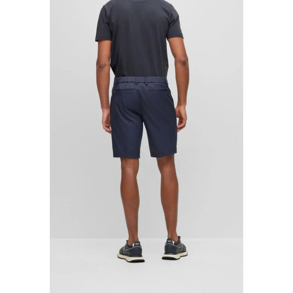 Slim-fit shorts in water-repellent twill