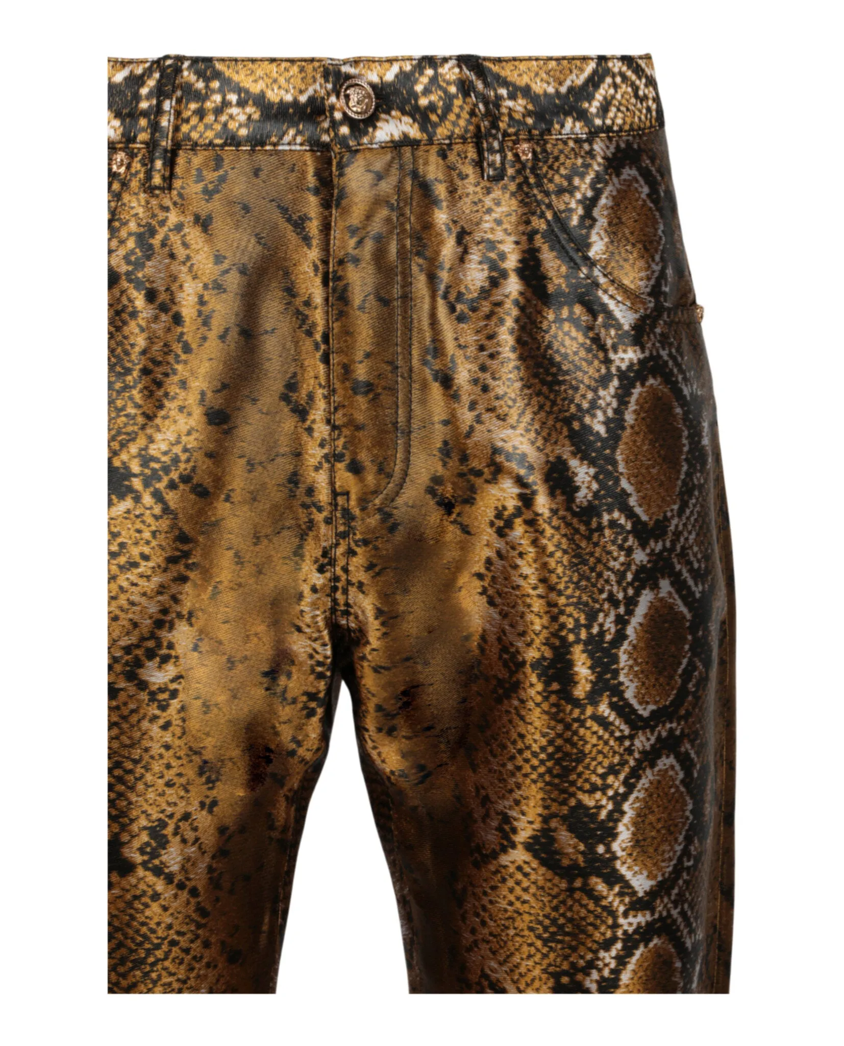 Snakeskin Print Pants