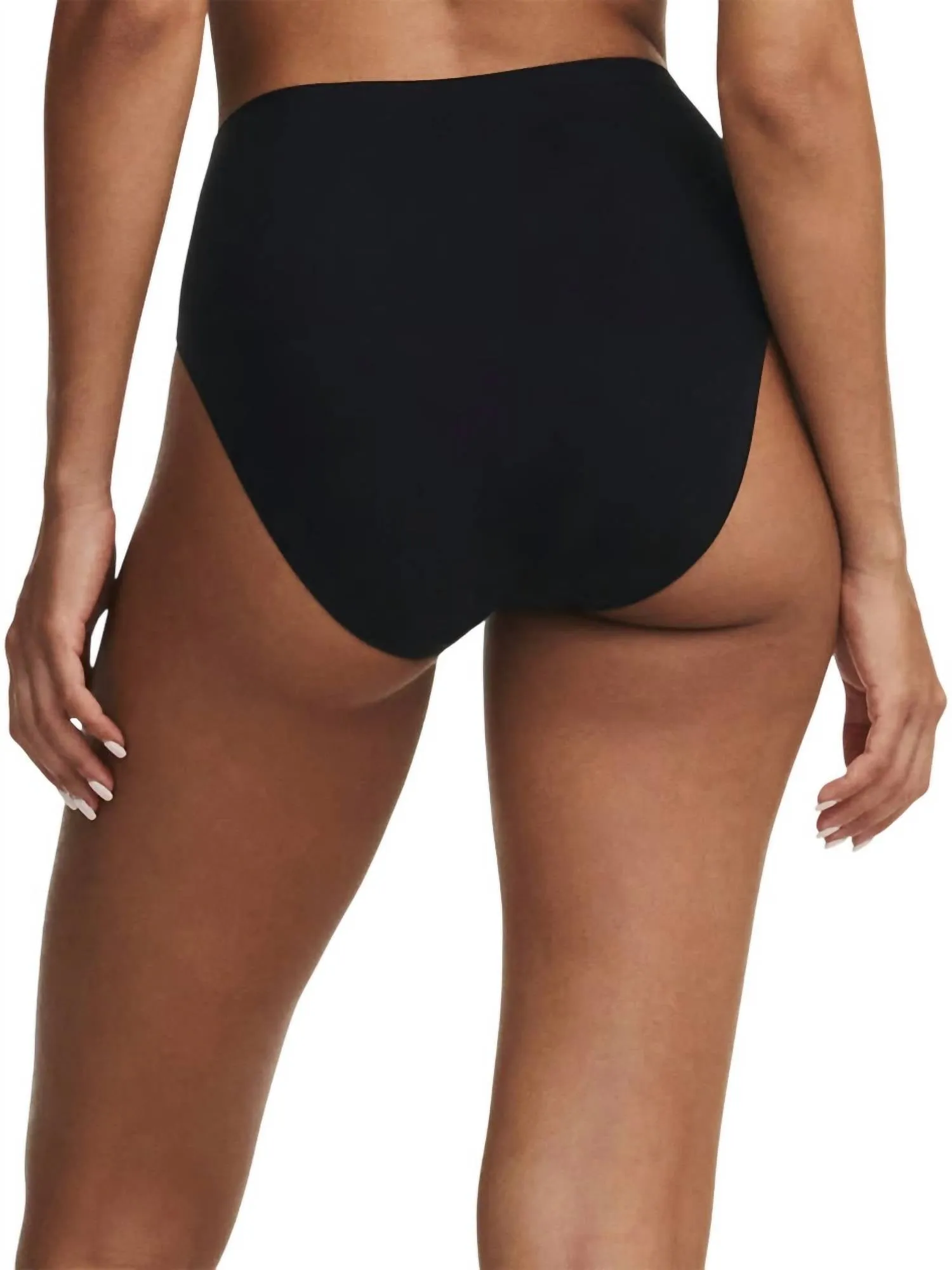 Softstretch Hi Cut Brief In Black