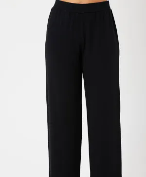 Solid Lounge Pants In Black