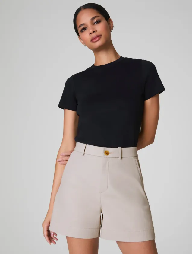 SPANX Stretch Twill Shorts 5"