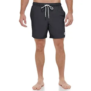 Standard Uv Protected Quick Dry Swim Trunk In Black