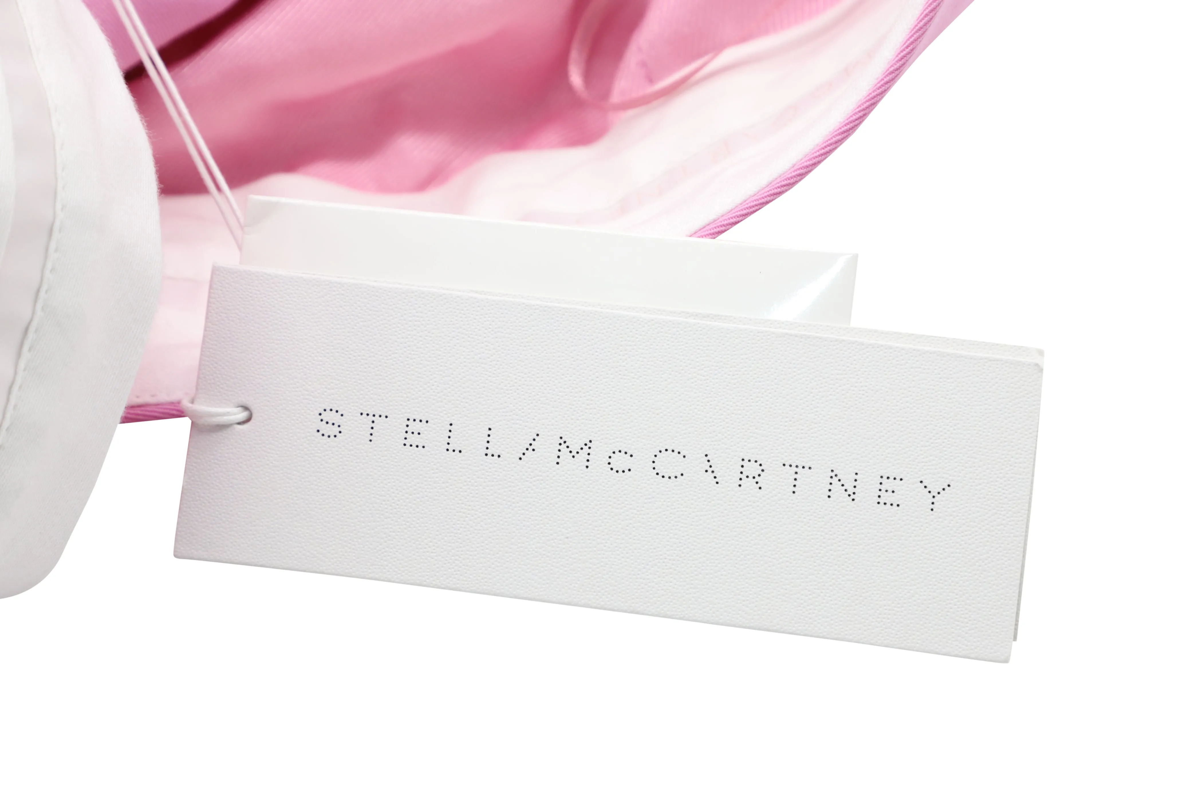 Stella McCartney Cropped Wide Leg Pants in Pink Wool