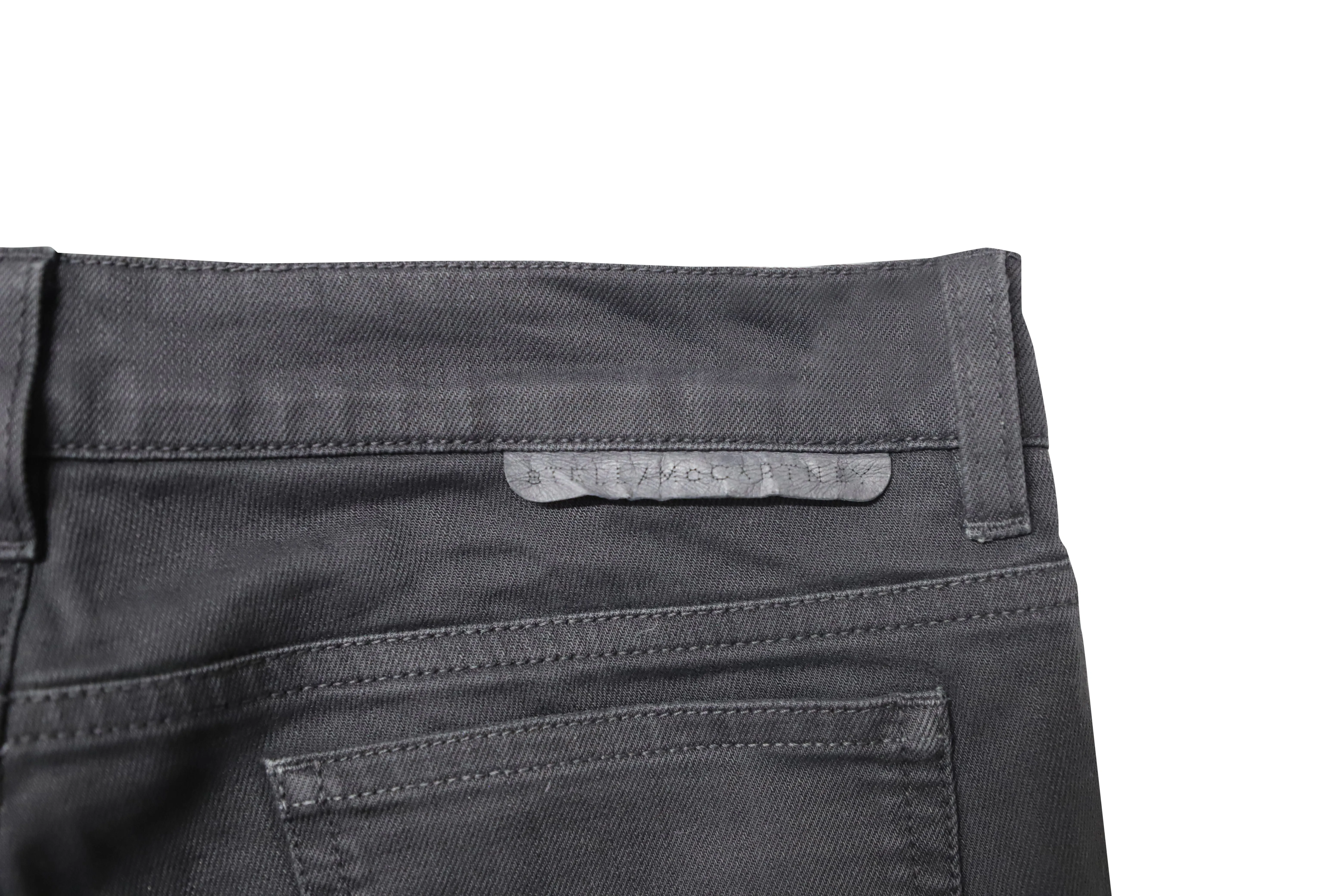 Stella McCartney Denim Jeans in Dark Grey Cotton