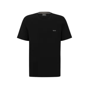 Stretch-cotton regular-fit T-shirt with logo detail