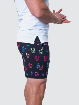 Swim Lion Dog Black