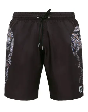 Swimwear Boxer Paisley Skull
