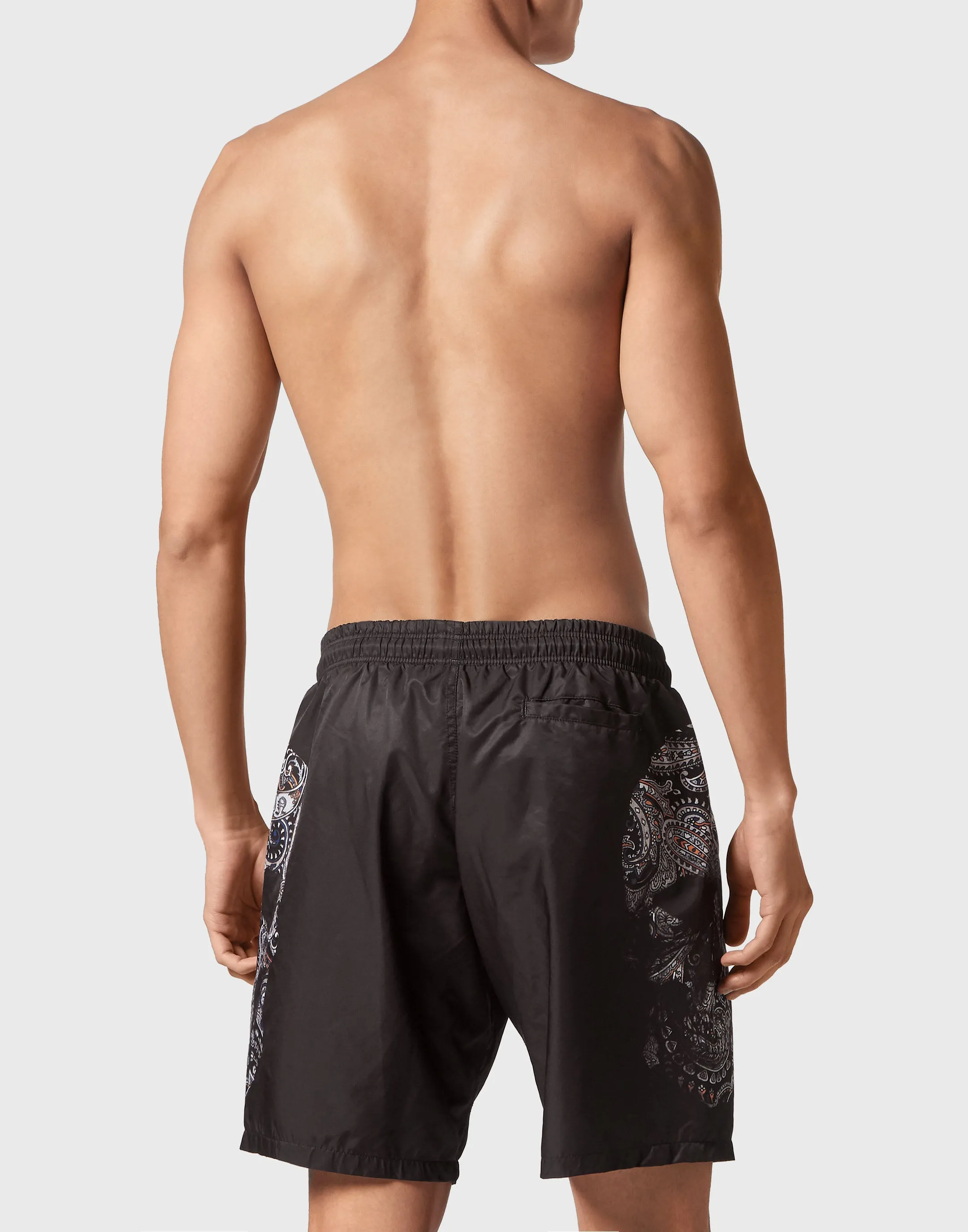 Swimwear Boxer Paisley Skull