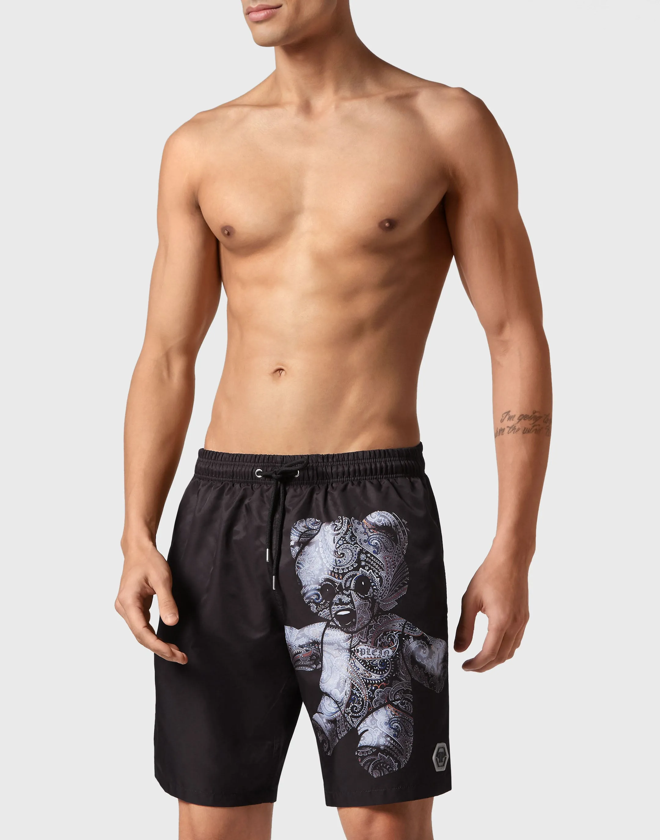 Swimwear Boxer Paisley Teddy Bear
