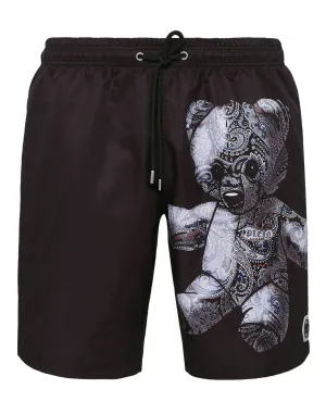 Swimwear Boxer Paisley Teddy Bear