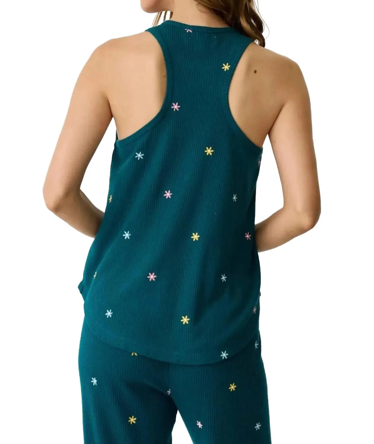 Take It Easy Lounge Tank In Teal