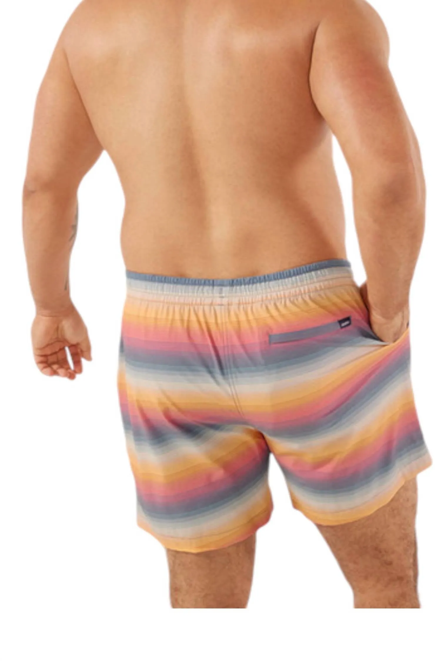 The Malibu Sunset 5.5" Lined Trunk In Bright Pink