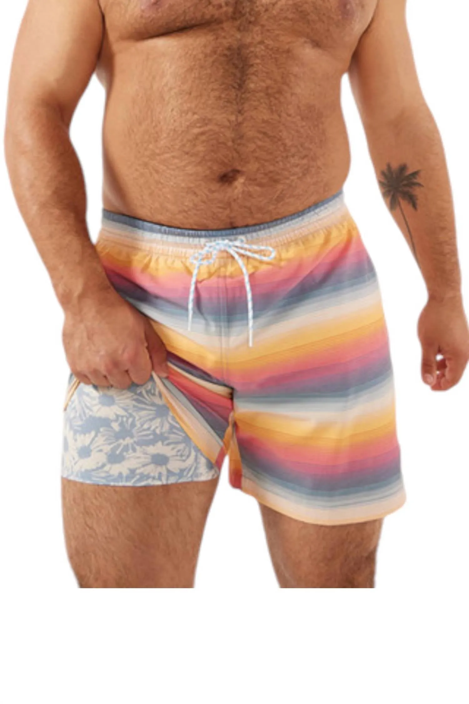 The Malibu Sunset 5.5" Lined Trunk In Bright Pink