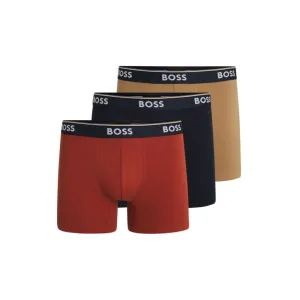 Three-pack of stretch cotton boxer briefs