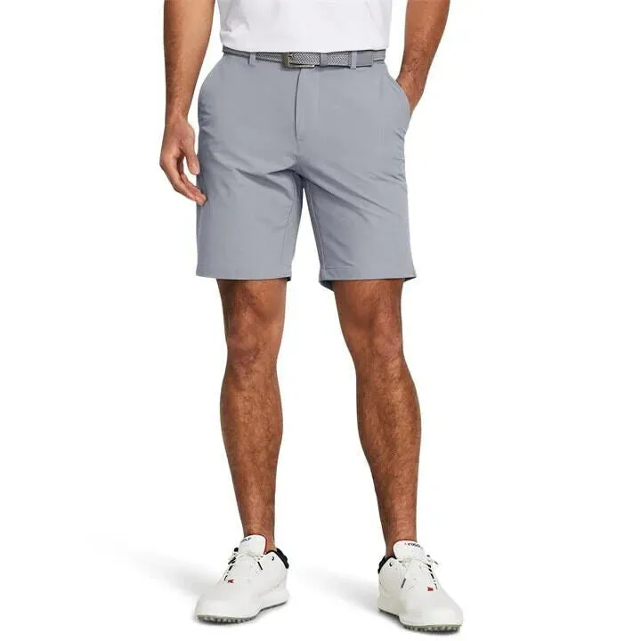 Under Armour Golf Tech Chino Shorts Men's 38 Pitch Gray Slash Pockets ERK694