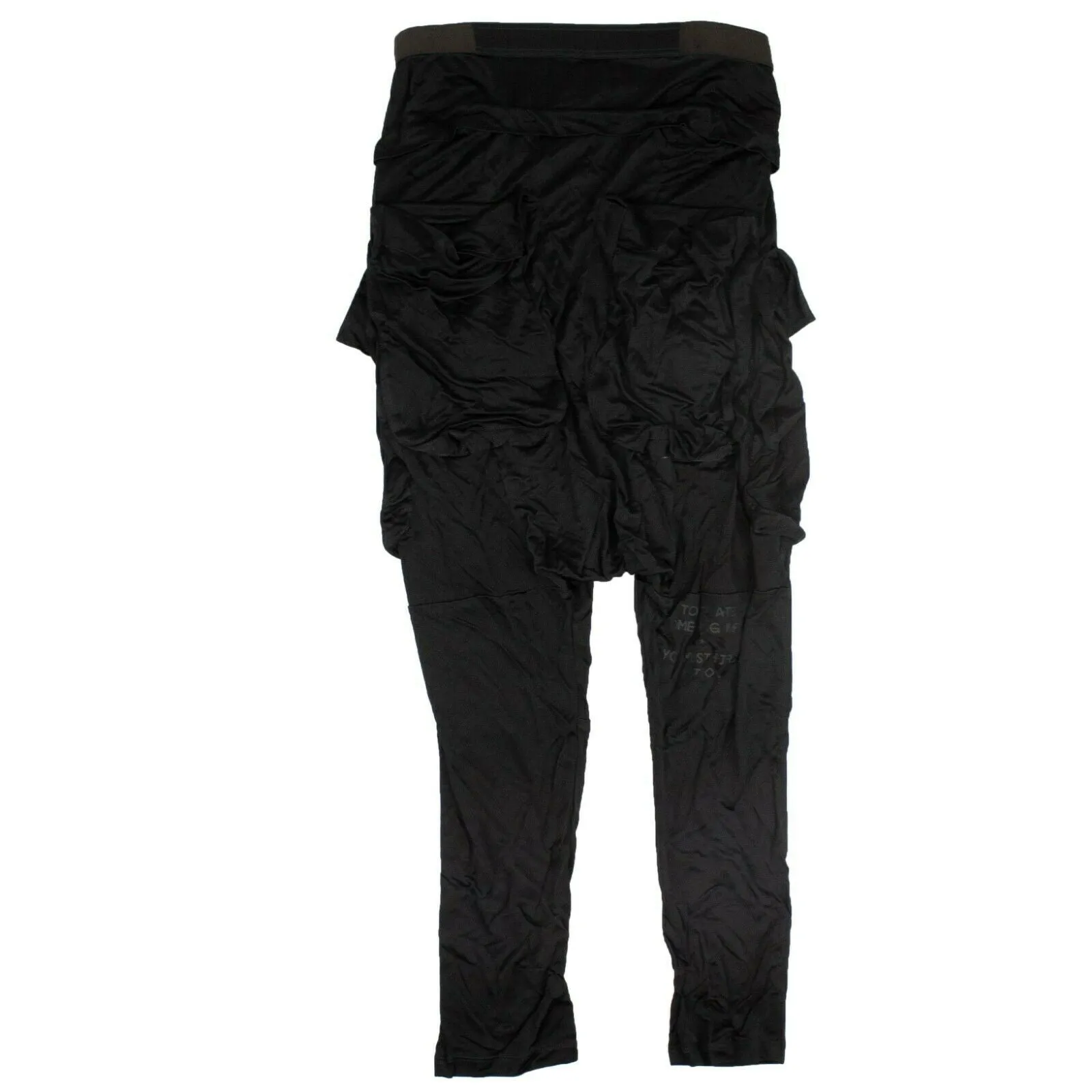 UNRAVEL PROJECT Black Cargo Lounge Pants
