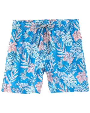 Vintage Summer 4 Way Stretch Volley Swim Trunk