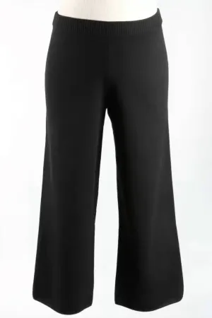 Viscose Flood Pants In Black
