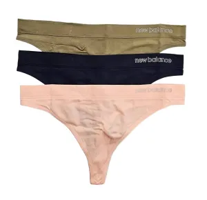 Women's 3-Pack Performance Seamless Thong In Pink/natural Indigo/camo
