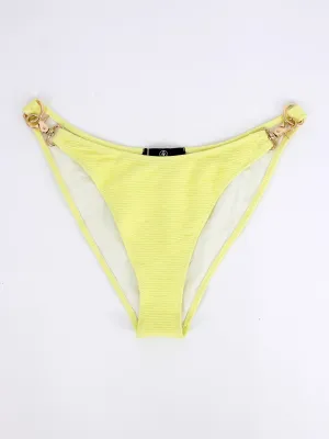 Women's Gauze Bikini Bottom,Yellow