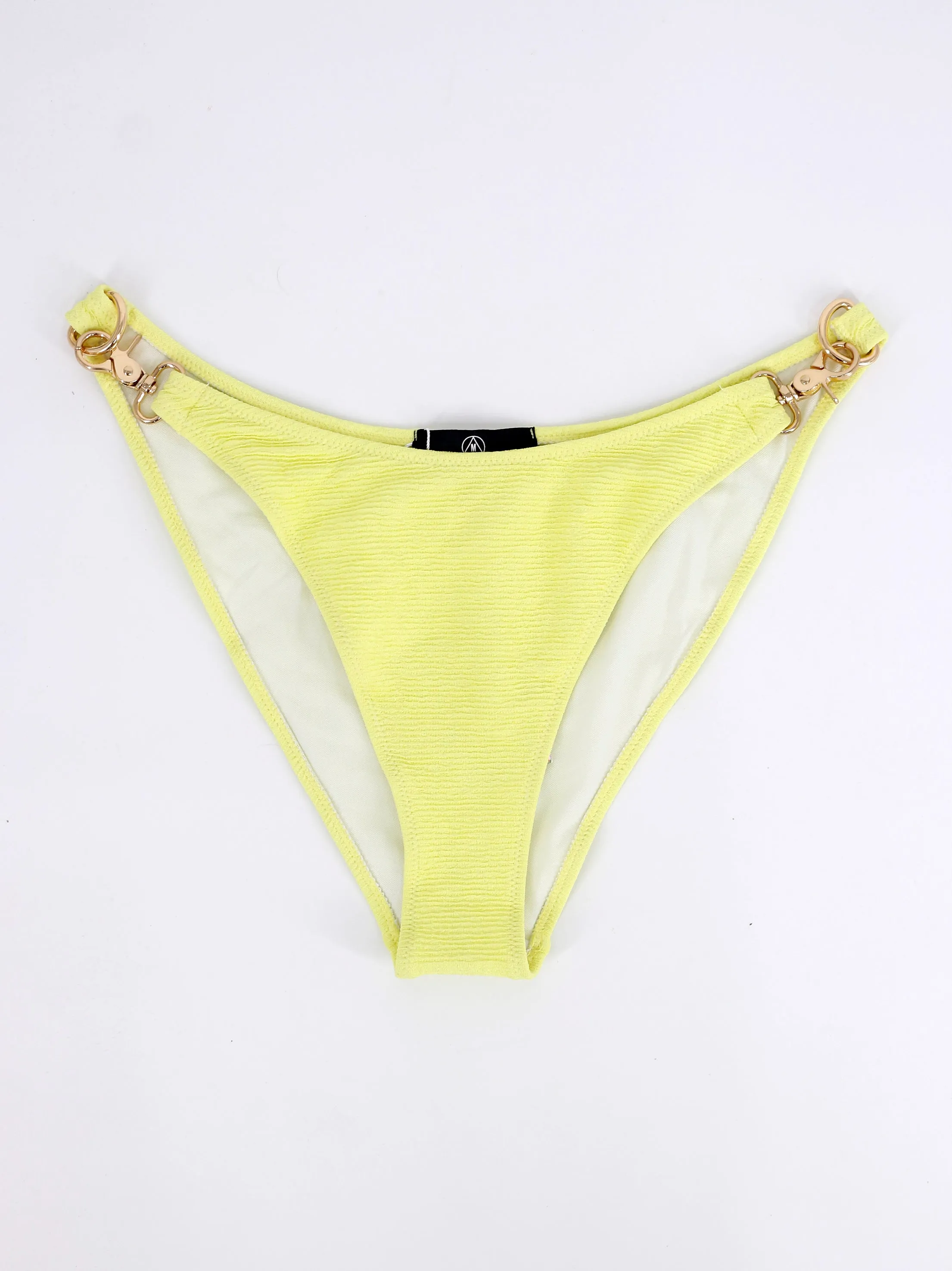 Women's Gauze Bikini Bottom,Yellow